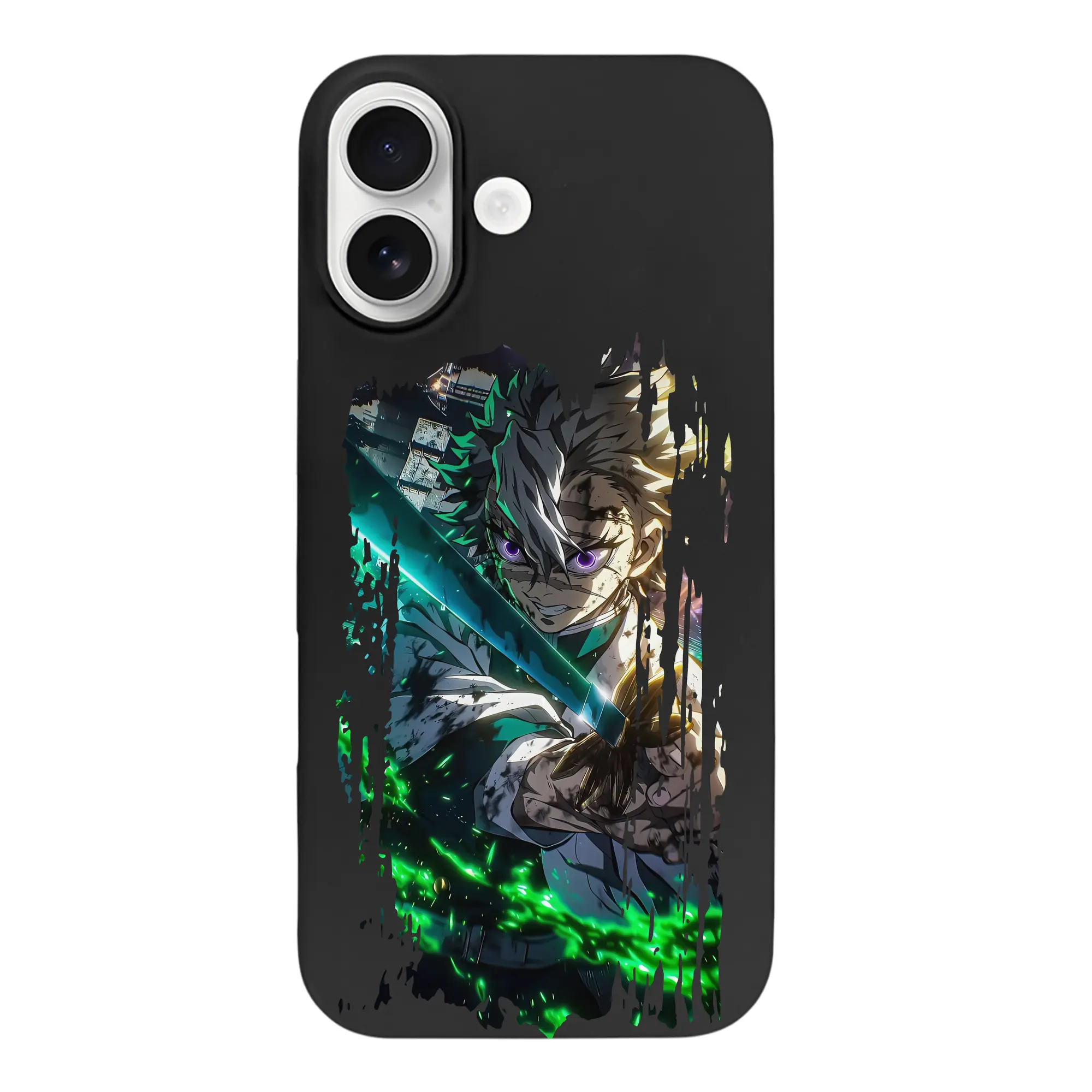 鬼滅の刃 グッズ,不死川 実弥 - iPhone 17 シリーズ シリコンケース 薄型 耐衝撃 指紋防止 ソフトタッチカバー 精密フィット 傷防止 保護ケース iPhone 17/17 Air/17 Pro/17 Pro Max 対応